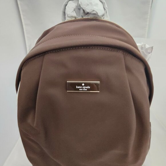 Kate Spade Carter Nylon Large Backpack in Hot Fudge! NWT! main image 7